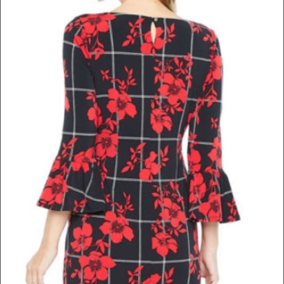 LIZ CLAIBORNE SHEATH DRESS SIZE MEDIUM - Picture 3 of 5